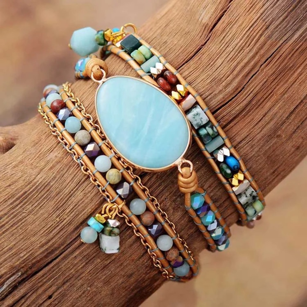 Boho Style Wrap Bracelet - Picture 2 of 3